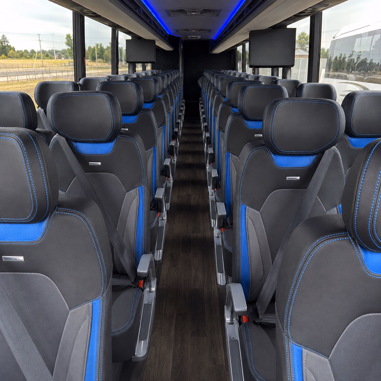 cranston charter bus interior gallery
