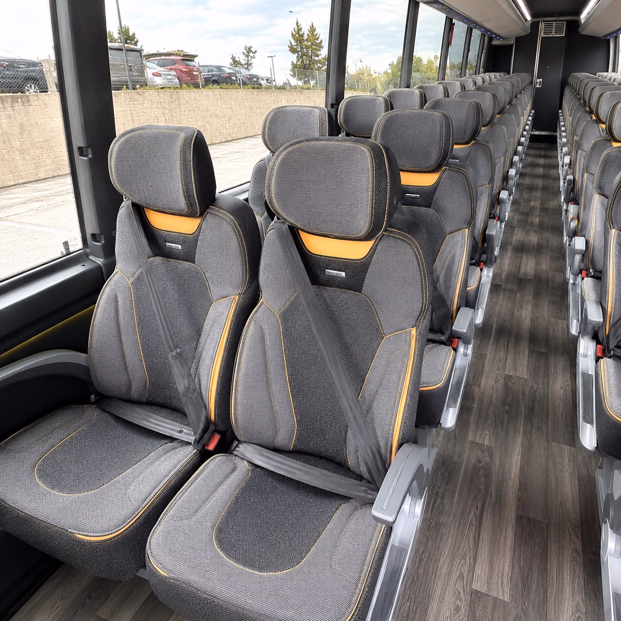 cranston charter bus rental inside